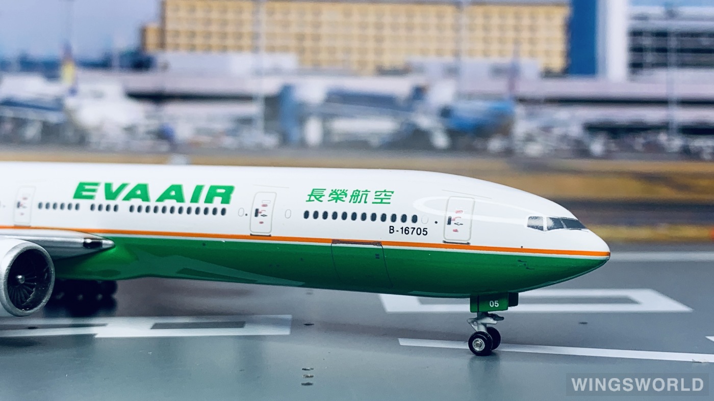 Phoenix 1:400 PH10202 EVA Air 长荣航空 Boeing 777-300ER B-16705