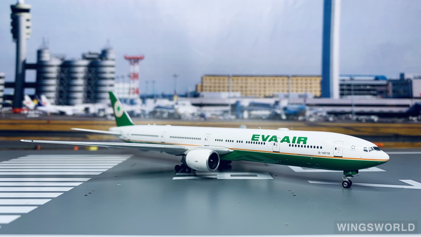 Phoenix 1:400 PH10966 EVA Air 长荣航空 Boeing 777-300ER B-16718