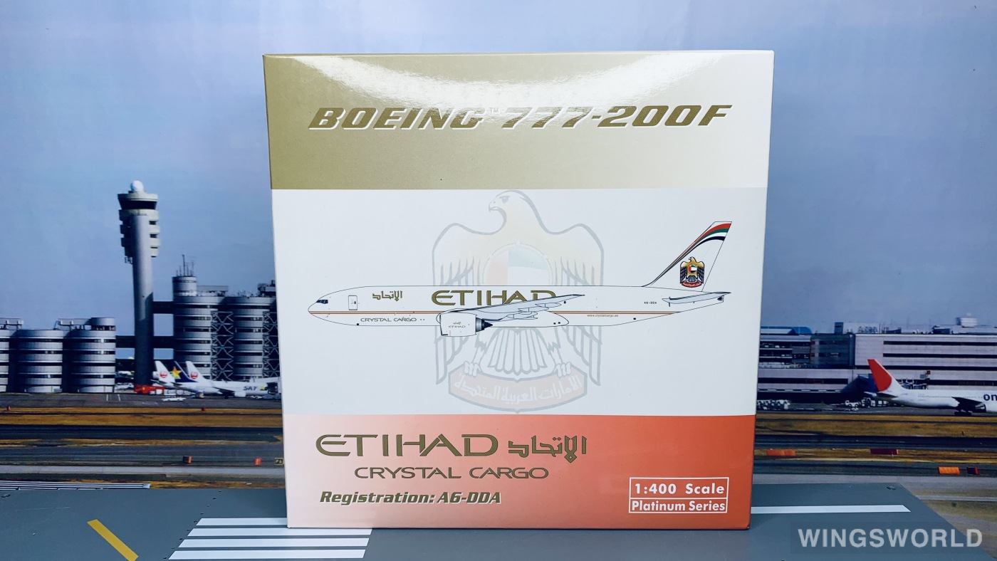 Phoenix 1:400 PH10552 Etihad Airways 阿提哈德航空 Boeing 777F A6-DDA