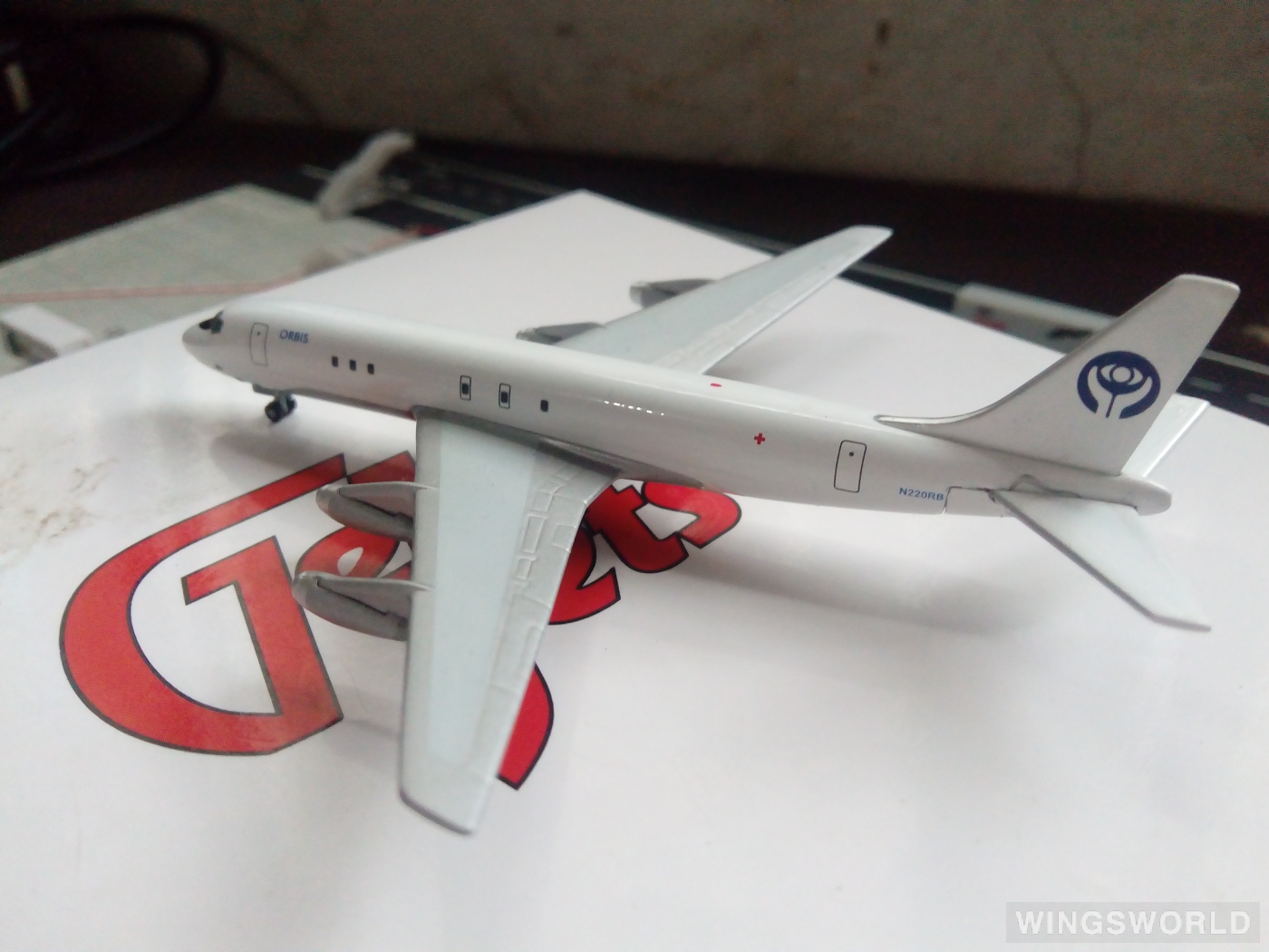 Geminijets 1:400 GJORB238 Orbis 奥比斯眼科飞机医院 Douglas DC-8 N220RB