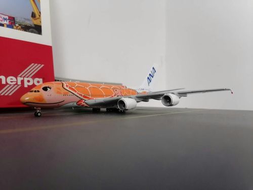 JC Wings ANA A380 JA383A 1:400 全日空 JC Wings ANA Airbus A380 JA383A “Flying Honu - Ka La Livery