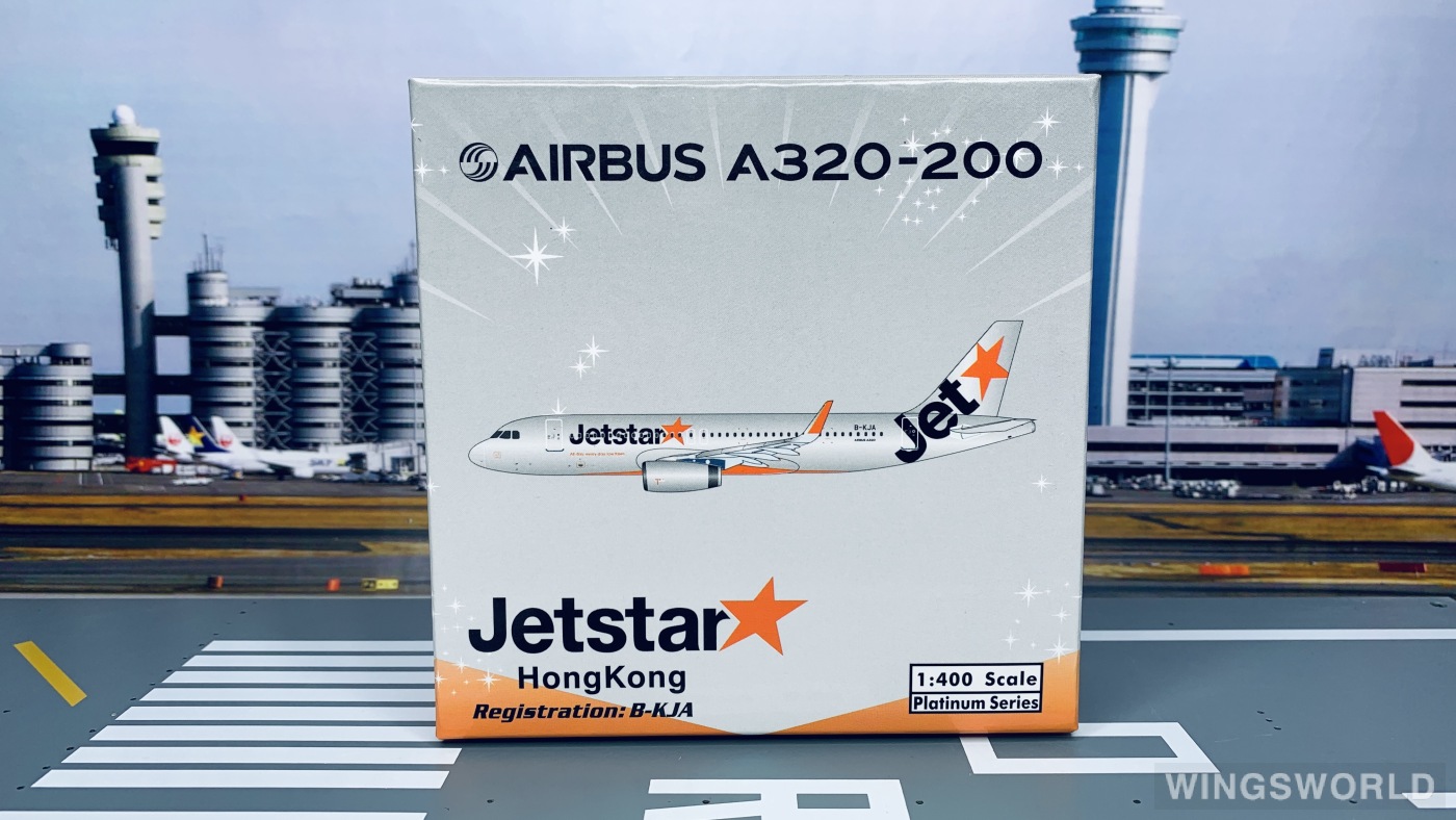 Phoenix 1:400 PH10772 Jetstar 捷星航空 Airbus A320 B-KJA