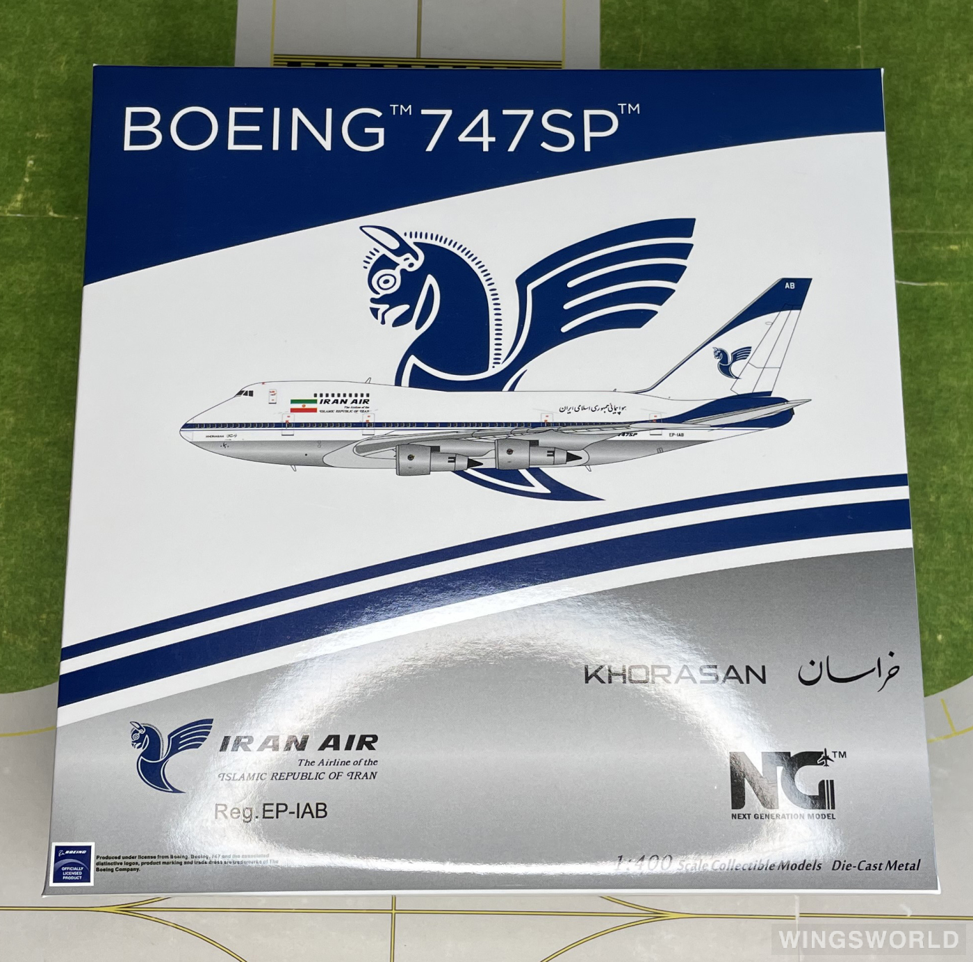 NGmodels 1:400 NG07002 Iran Air 伊朗航空 Boeing 747SP EP-IAB