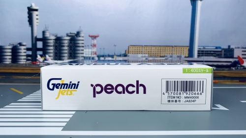 Peach Aviation 乐桃航空 Airbus A320 JA824P  MM40006 Geminijets 1:400
