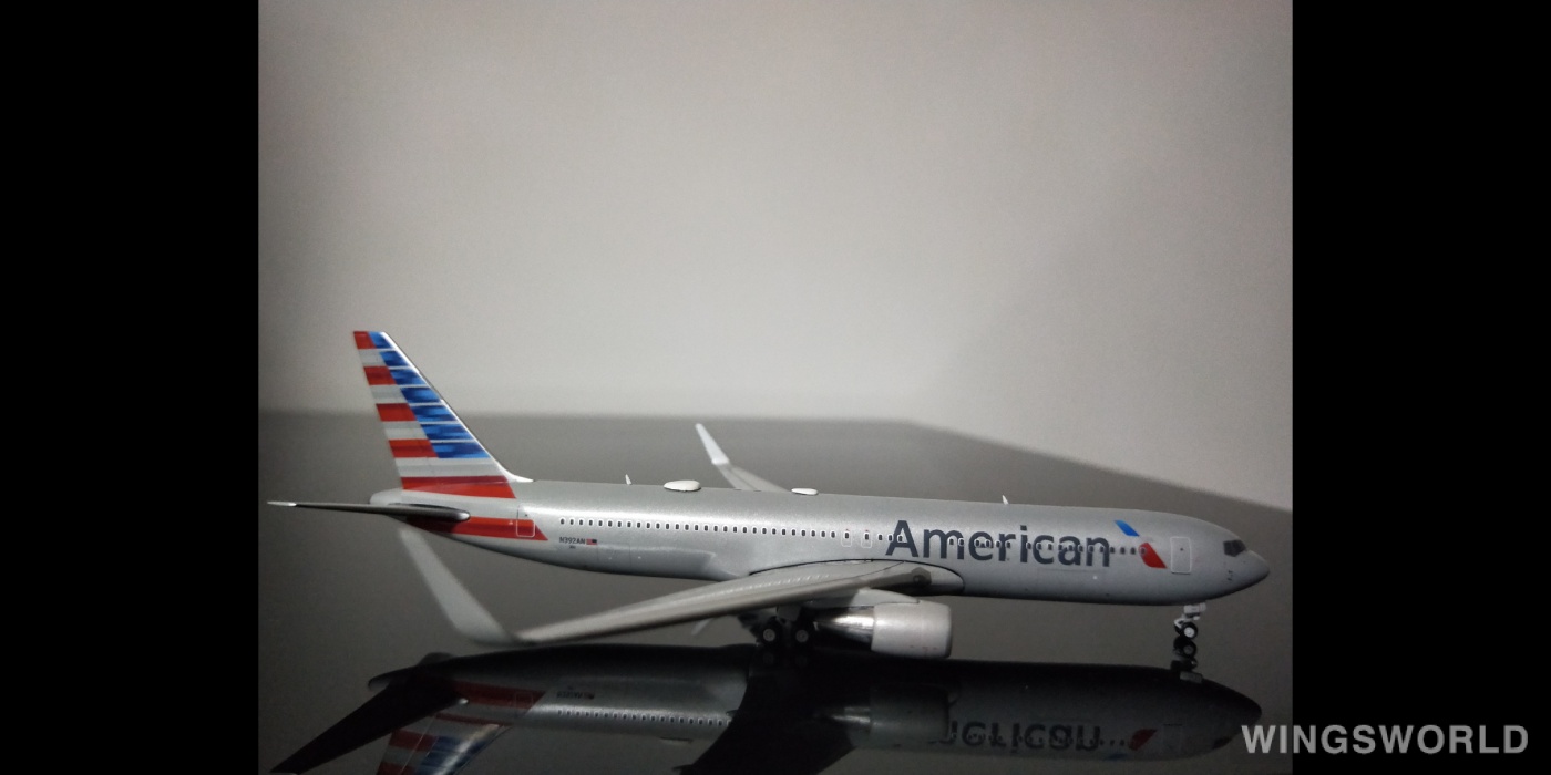 Geminijets 1:400 GJAAL1866 American Airlines 美国航空 Boeing 767-300 N392AN