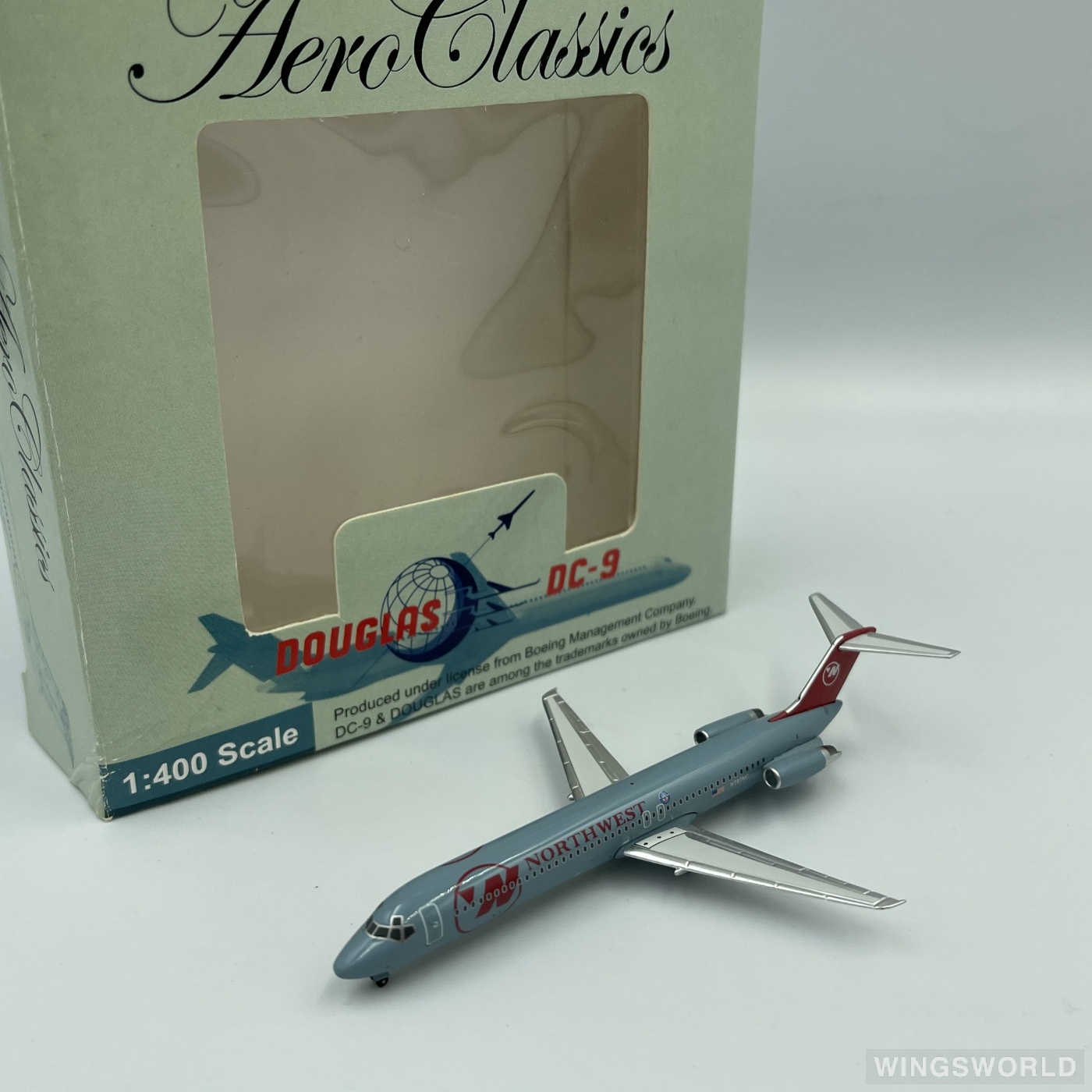 AeroClassics 1:400 ACN787NC Northwest Airlines 美国西北航空 McDonnell Douglas DC-9 N787NC