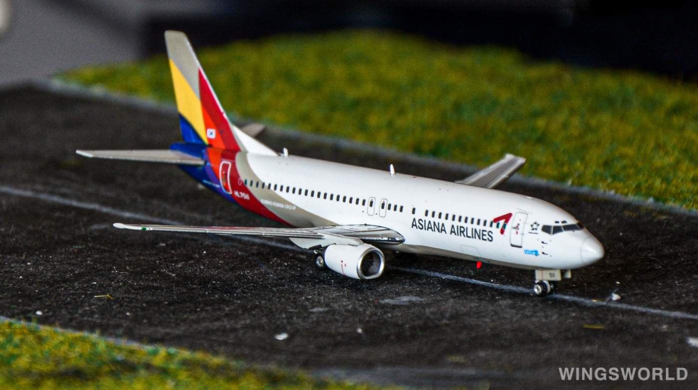 Phoenix 1:400 PH11157 Asiana 韩亚航空 Boeing 737-400 HL7511