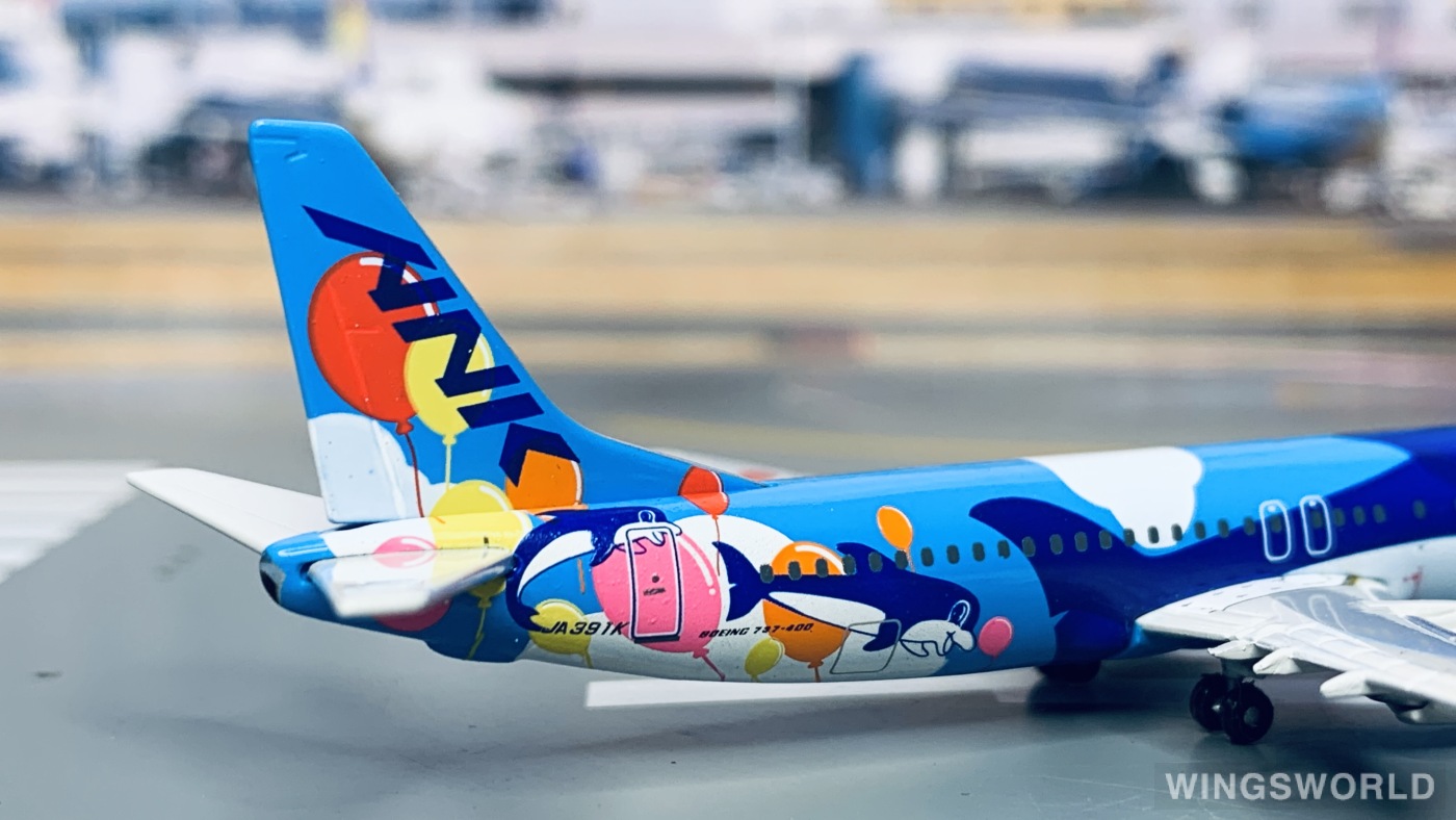 Phoenix 1:400 Boeing 737-400 ANA 全日空PHJA391K JA391K ANK Island