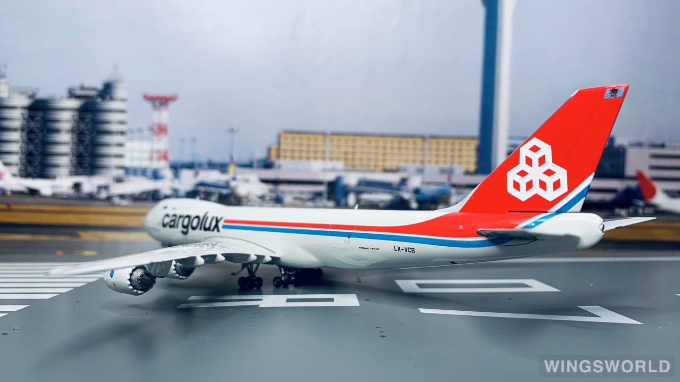 Geminijets 1:400 GJCLX1175 Cargolux 卢森堡货运航空 Boeing 747-8F LX-VCB