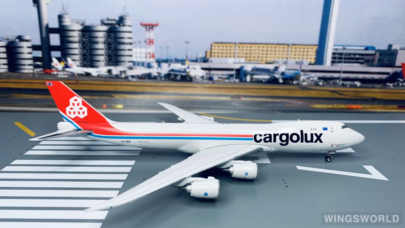Geminijets 1:400 GJCLX1175 Cargolux 卢森堡货运航空 Boeing 747-8F LX-VCB