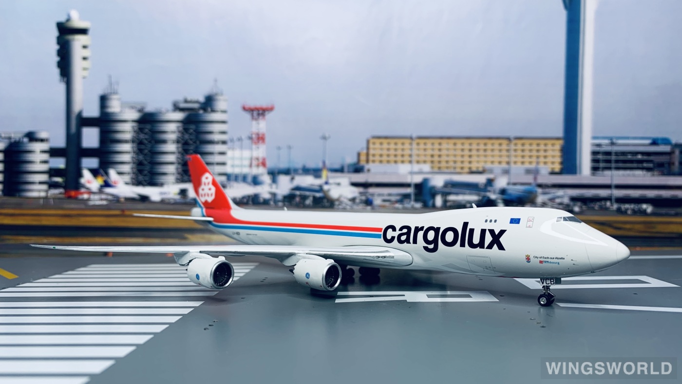 Geminijets 1:400 GJCLX1175 Cargolux 卢森堡货运航空 Boeing 747-8F LX-VCB