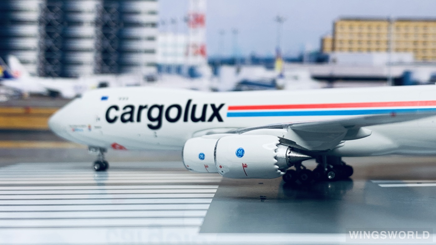 Geminijets 1:400 GJCLX1175 Cargolux 卢森堡货运航空 Boeing 747-8F LX-VCB