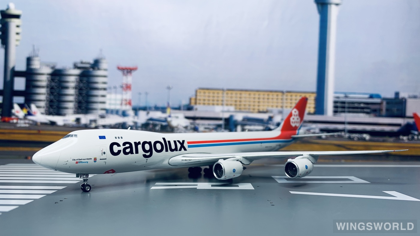 Geminijets 1:400 GJCLX1175 Cargolux 卢森堡货运航空 Boeing 747-8F LX-VCB