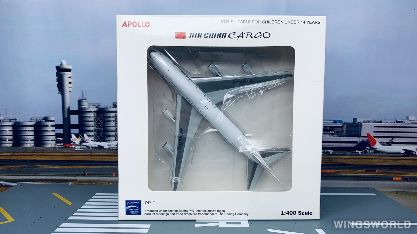 Apollo 1:400 A13113 Air China 中国国际航空 Boeing 747-400 B-2443