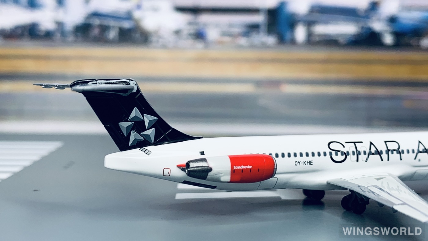 Dragon Models 1:400 55751 SAS 北欧航空 McDonnell Douglas MD-82 OY-KHE