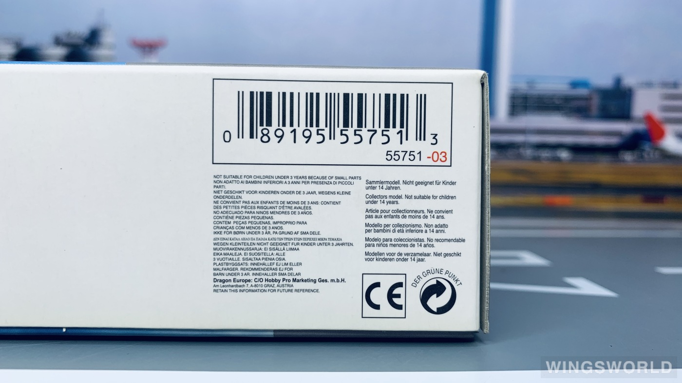 Dragon Models 1:400 55751 SAS 北欧航空 McDonnell Douglas MD-82 OY-KHE