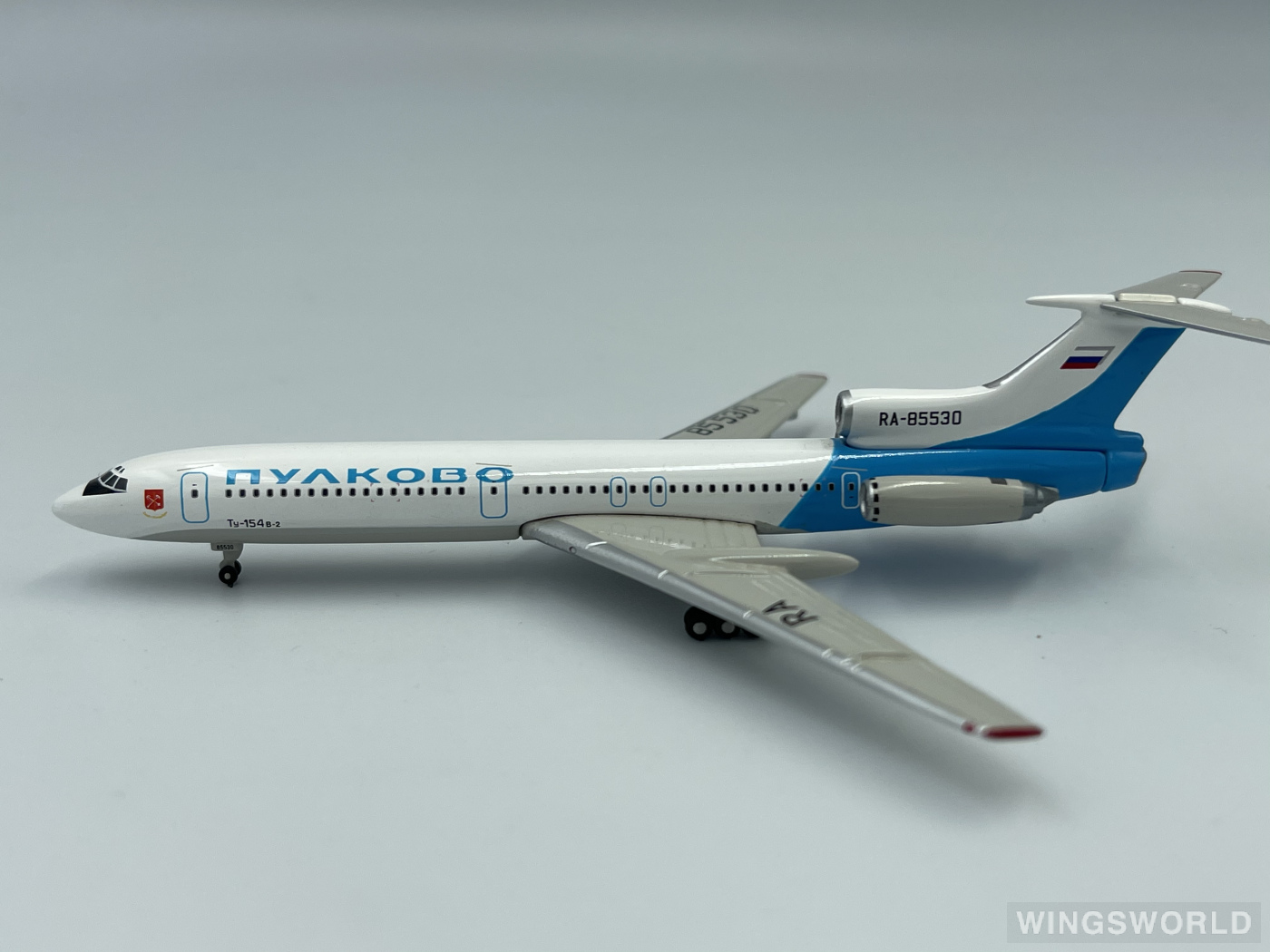 Geminijets 1:400 GJPLK442 Pulkovo Aviation Tupolev Tu-154 RA-85530
