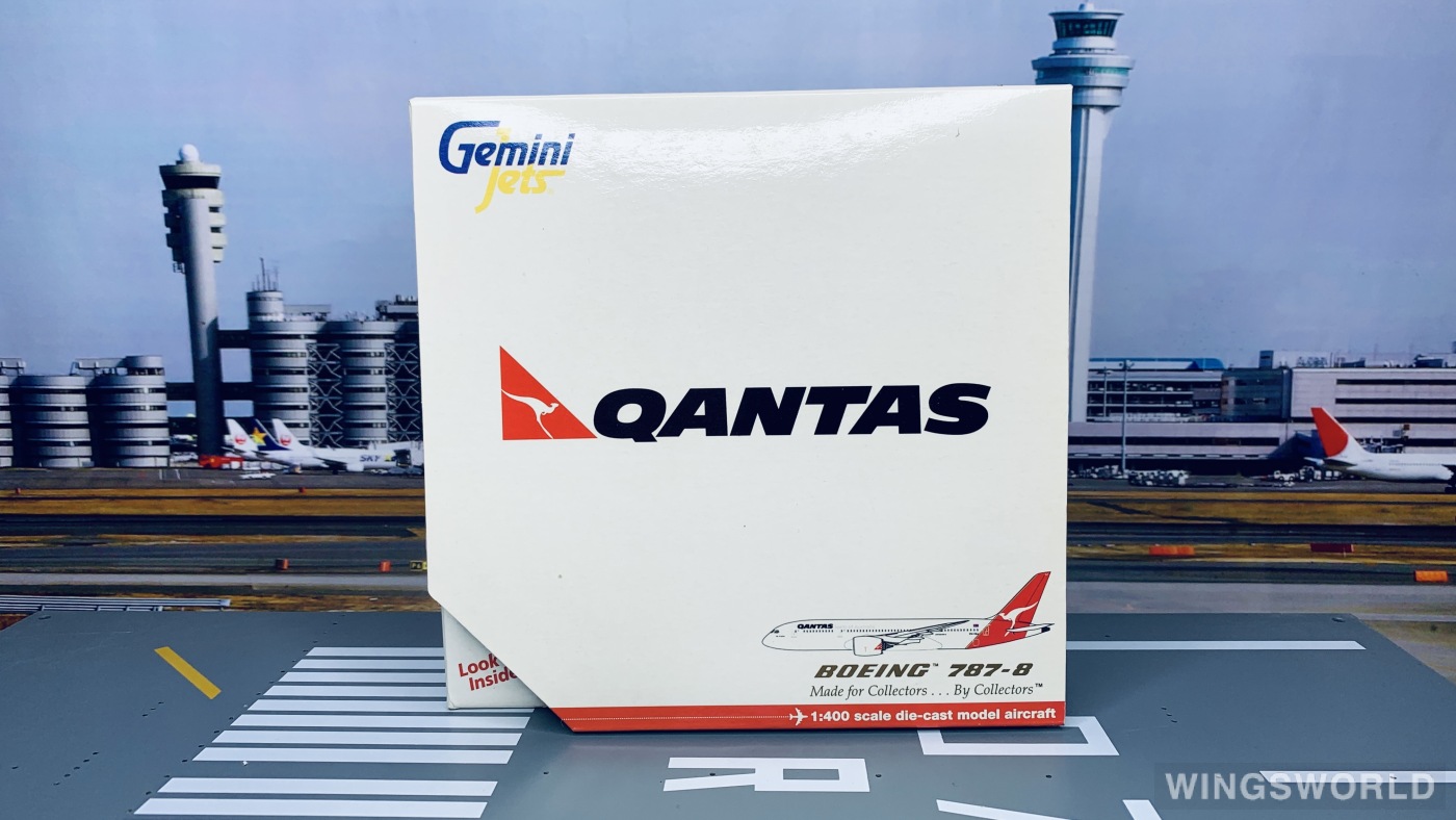 Geminijets 1:400 GJQFA670 Qantas 澳洲航空 Boeing 787-8 