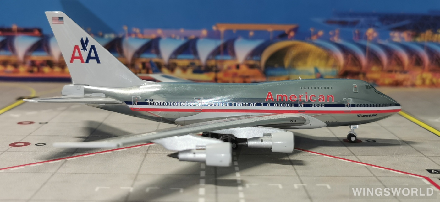 NGmodels 1:400 NG07007 American Airlines 美国航空 Boeing 747SP N601AA