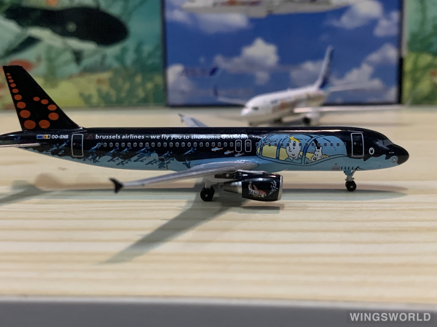 AeroClassics 1:400 AC4OOSNB Brussels Airlines 布鲁塞尔航空 Airbus A320 OO-SNB