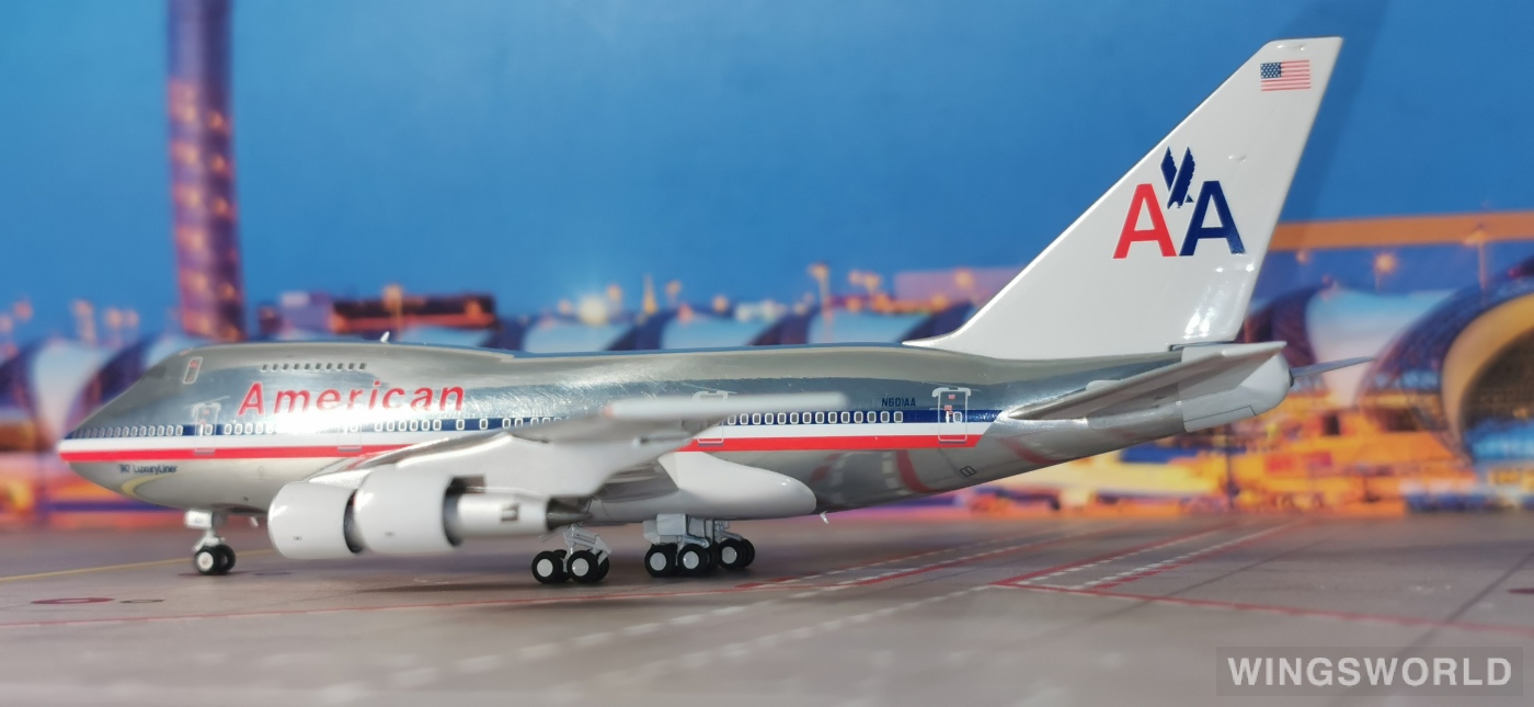 NGmodels 1:400 NG07007 American Airlines 美国航空 Boeing 747SP N601AA