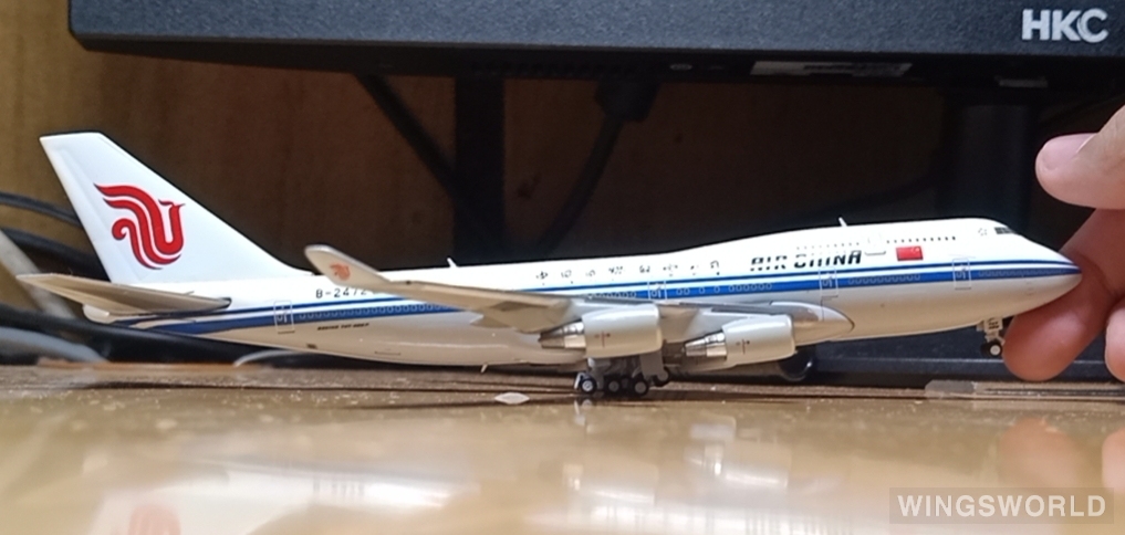 JC Wings 1:400 Boeing 747-400 Air China 中国国际航空XX4061 B-2472 