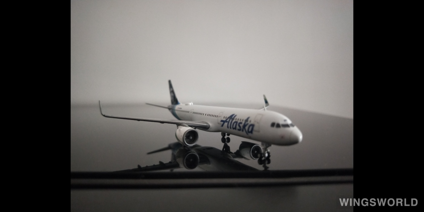 Geminijets 1:400 GJASA1855 Alaska Airlines 阿拉斯加航空 Airbus A321neo N928VA