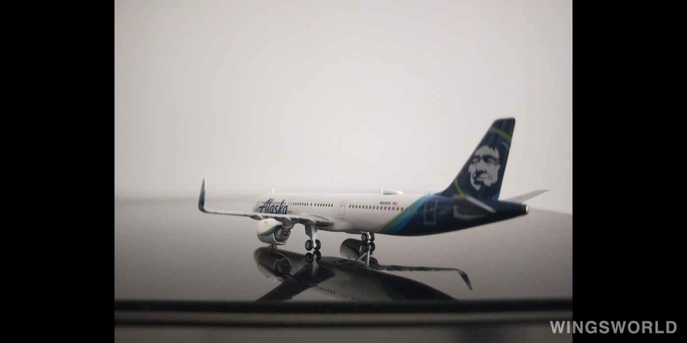 Geminijets 1:400 GJASA1855 Alaska Airlines 阿拉斯加航空 Airbus A321neo N928VA