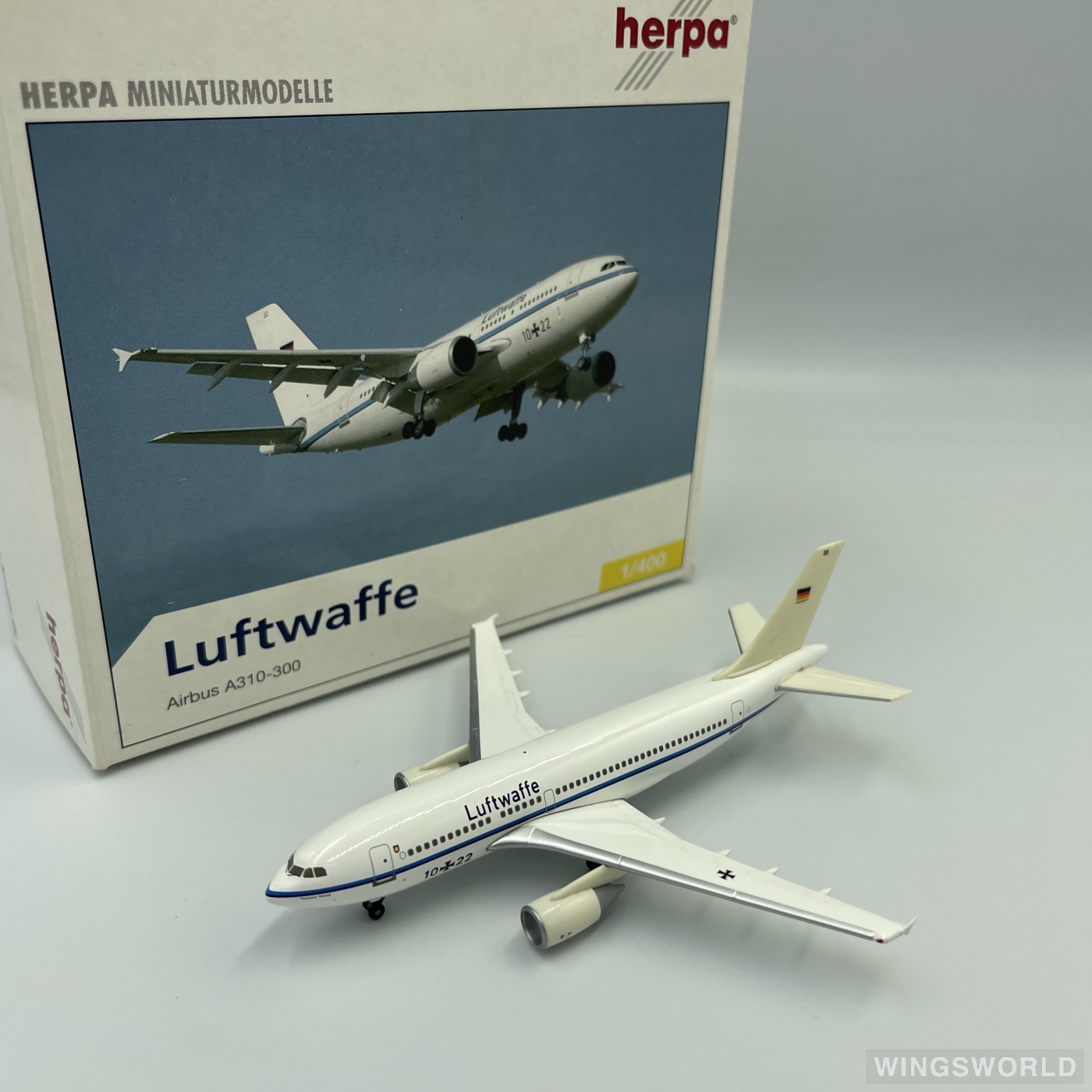 Herpa 1:400 560726 Luftwaffe 德国空军 Airbus A310-300 10+22