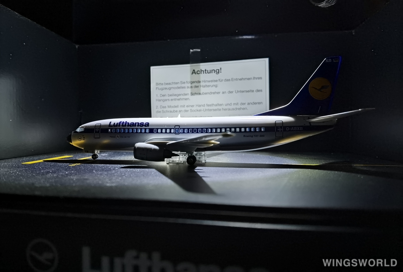 Herpa Premium 1:200 000019 Lufthansa 汉莎航空 Boeing 737-300 D-ABXB