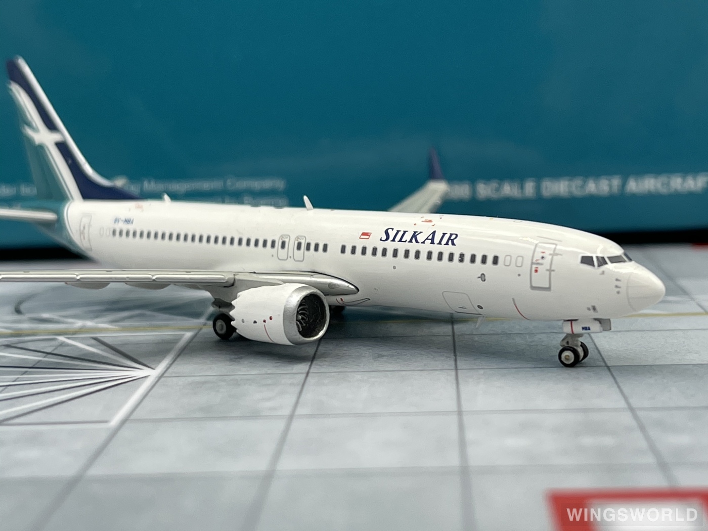 JC Wings 1:400 XX4026 SilkAir 胜安航空 Boeing 737 MAX 8 9V-MBA