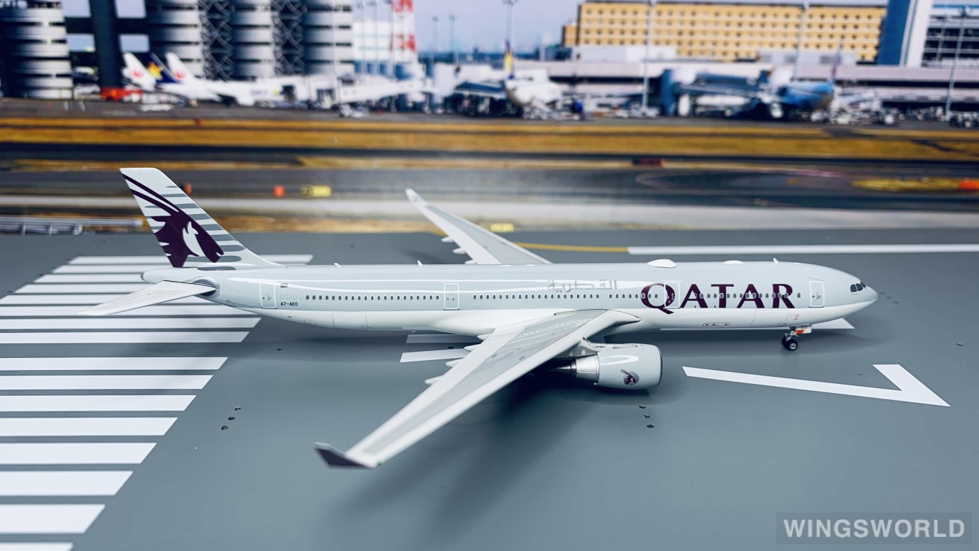Phoenix 1:400 PH11411 Qatar 卡塔尔航空 Airbus A330-300 A7-AEO