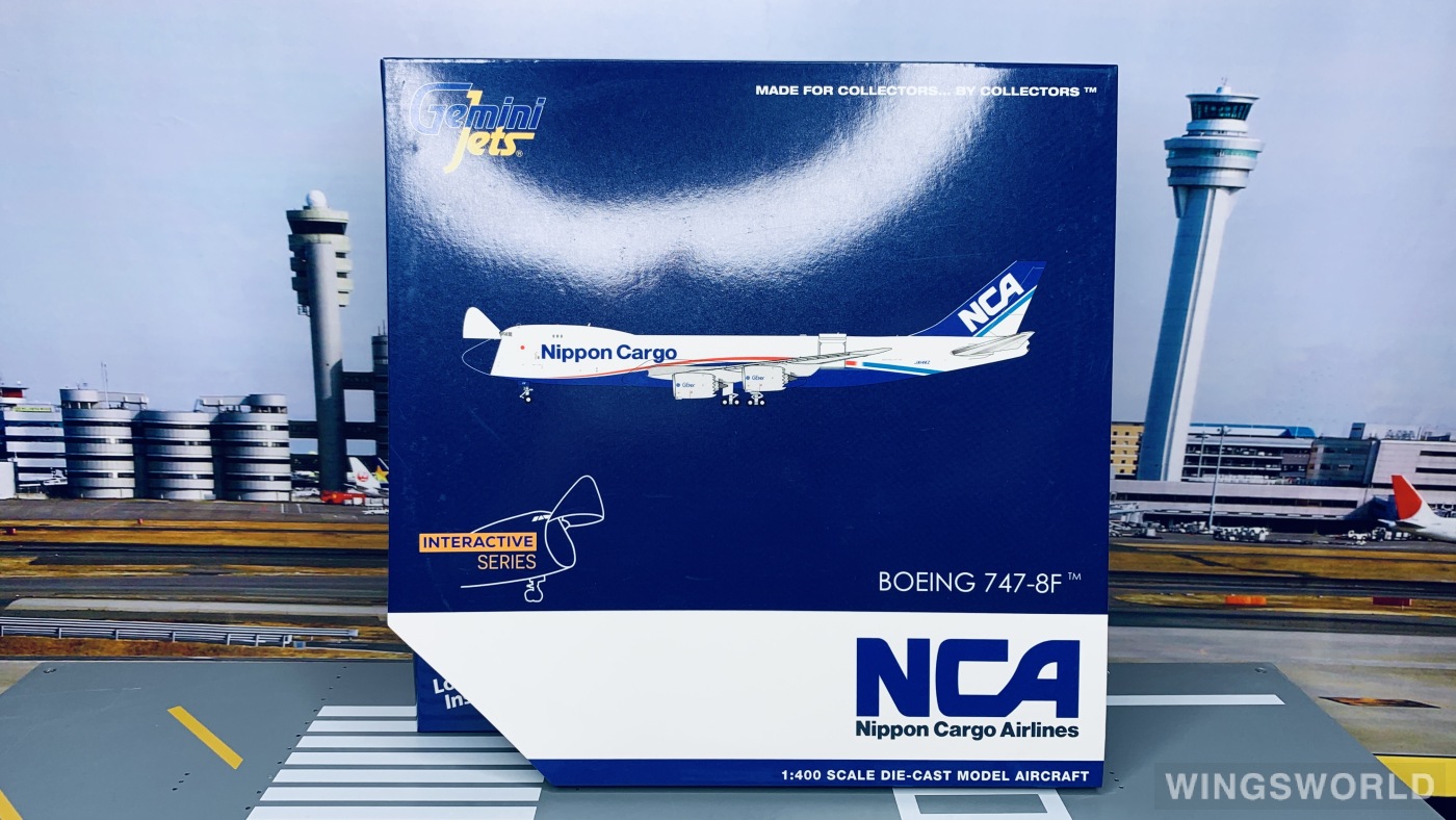 Geminijets 1:400 GJNCA1897 Nippon Cargo Airlines 日本货物航空 Boeing 747-8F JA14KZ