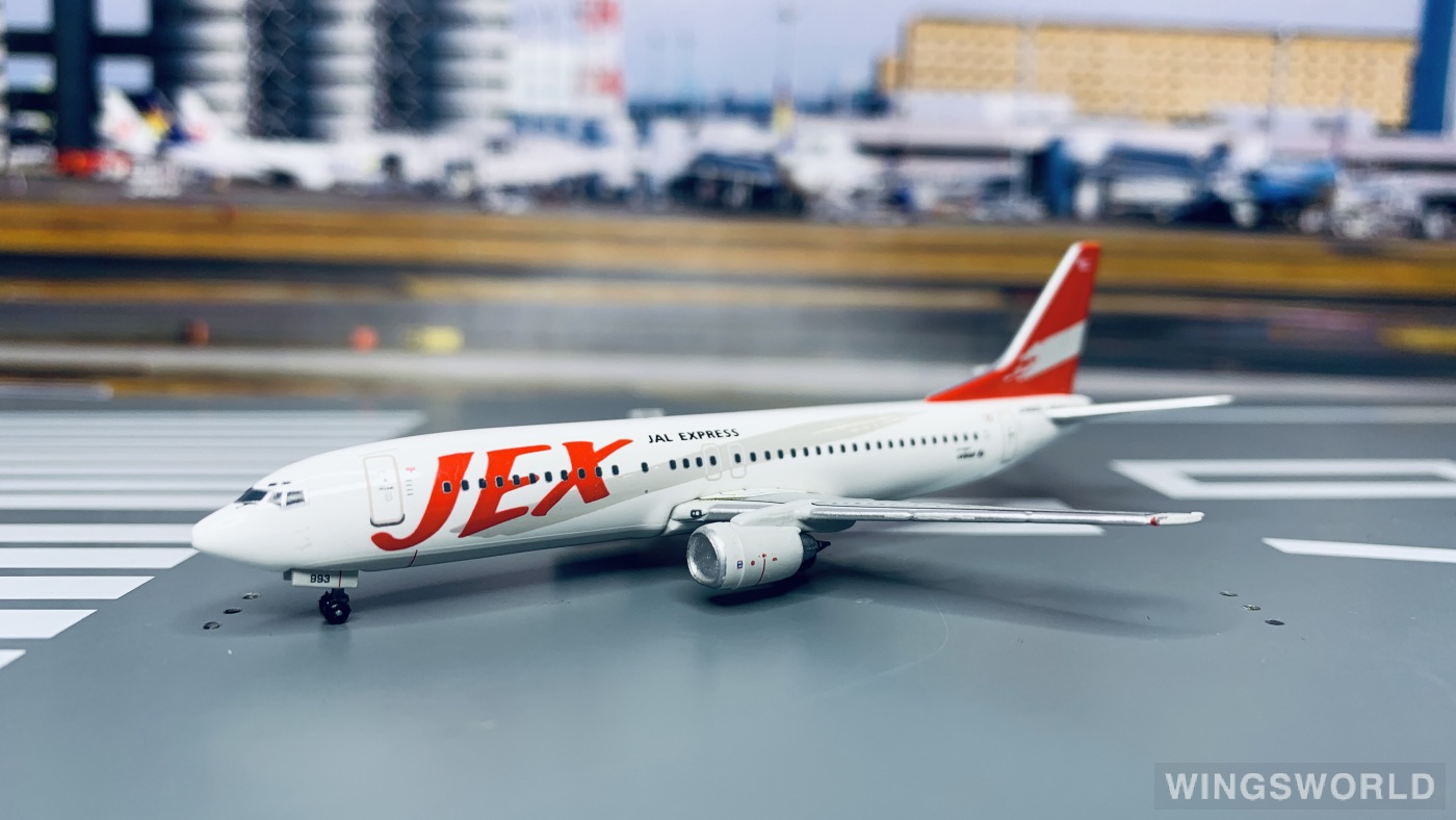Phoenix 1:400 PH10024 Japan Airlines 日本航空 Boeing 737-400 JA8993