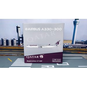Qatar 卡塔尔航空 Airbus A330-300 A7-AEO 2010s colors. With rolling gears. PH11411 Phoenix 1:400