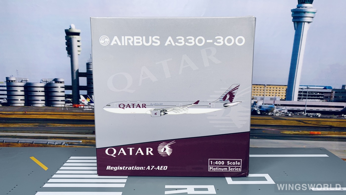 Phoenix 1:400 PH11411 Qatar 卡塔尔航空 Airbus A330-300 A7-AEO