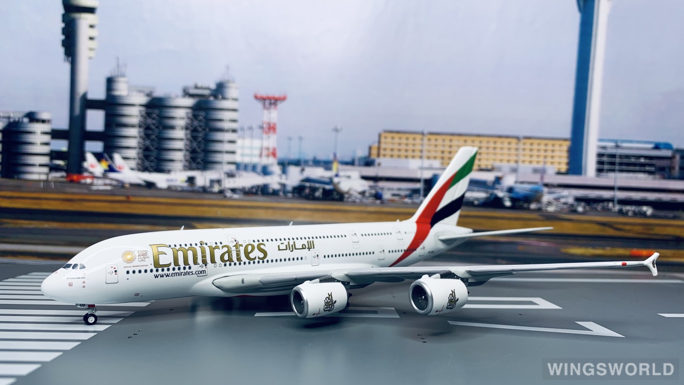 Geminijets 1:400 GJUAE1941 Emirates 阿联酋航空 Airbus A380-800 A6-EUD