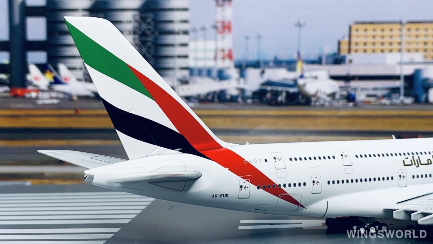 Geminijets 1:400 GJUAE1941 Emirates 阿联酋航空 Airbus A380-800 A6-EUD