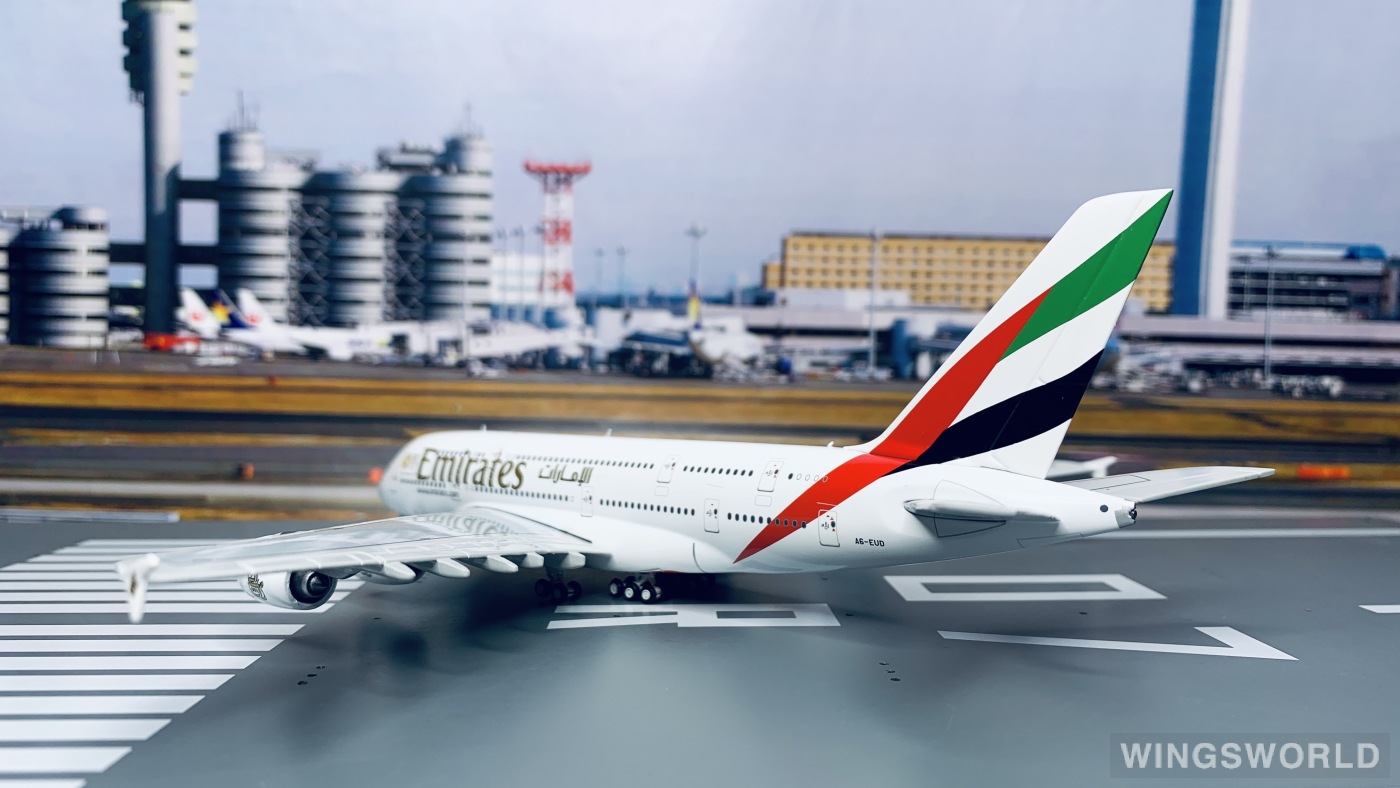 Geminijets 1:400 GJUAE1941 Emirates 阿联酋航空 Airbus A380-800 A6-EUD