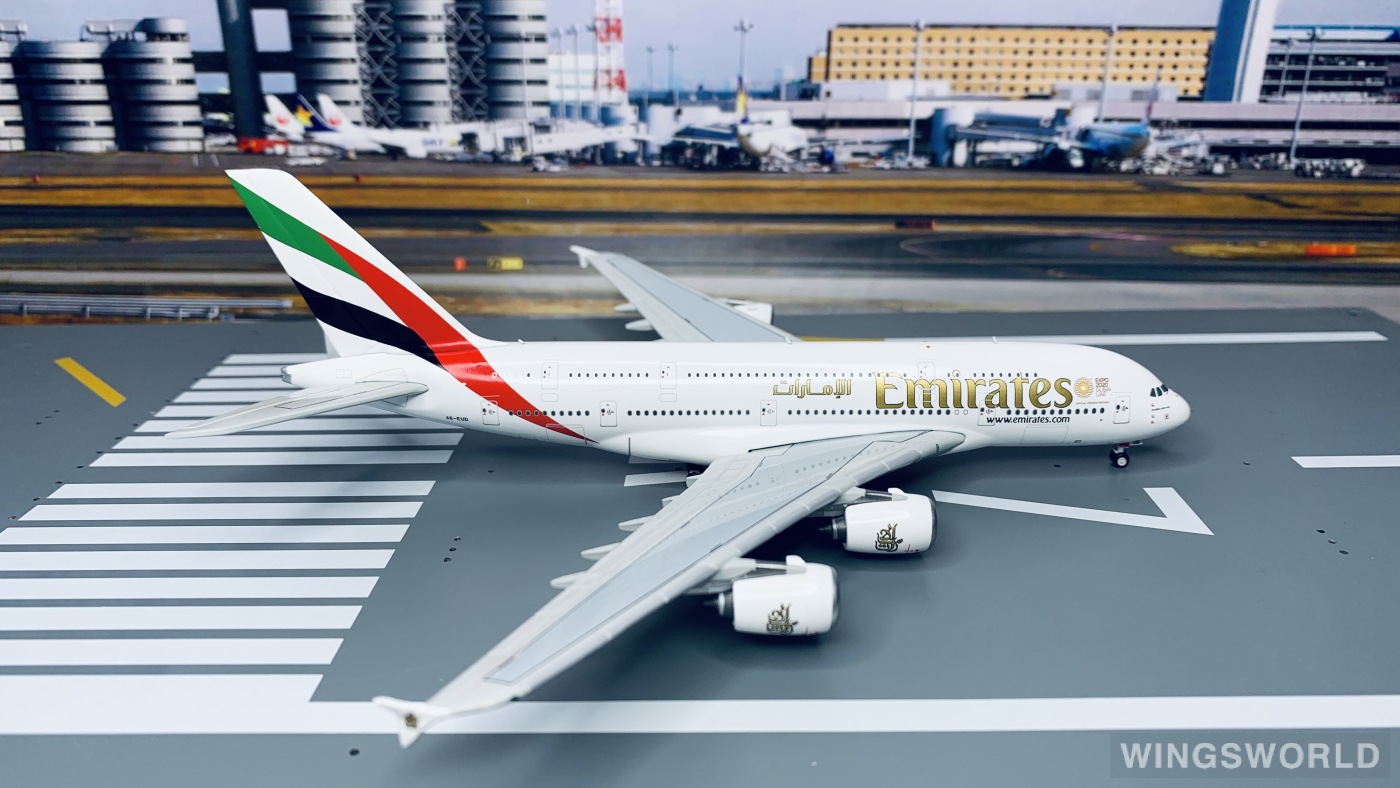 Emirates Airbus A380-800 模型 Geminijets 1:400 Airbus A380-800 Emirates 阿联酋航空GJUAE2134 A6