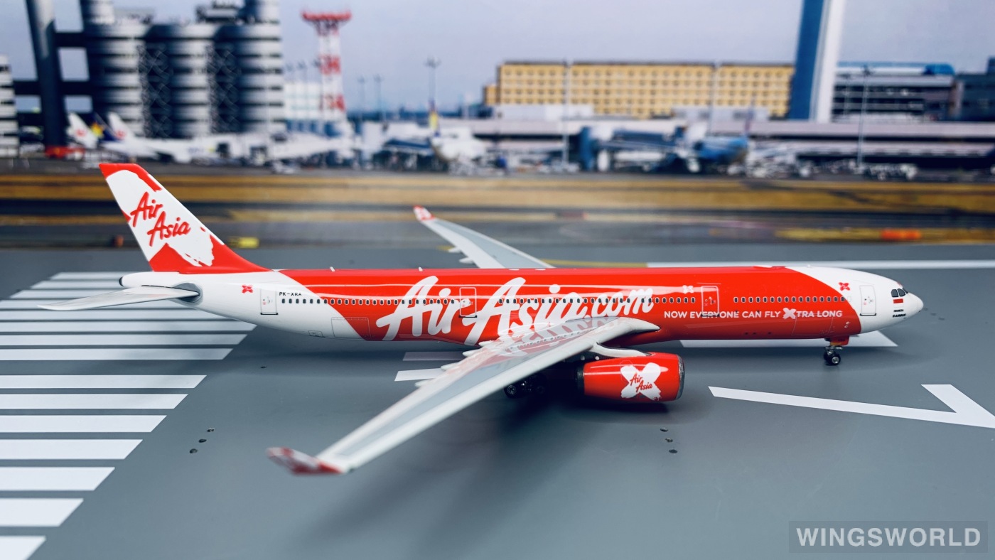 Phoenix 1:400 PH11007 AirAsia 亚洲航空 Airbus A330-300 PK-XRA
