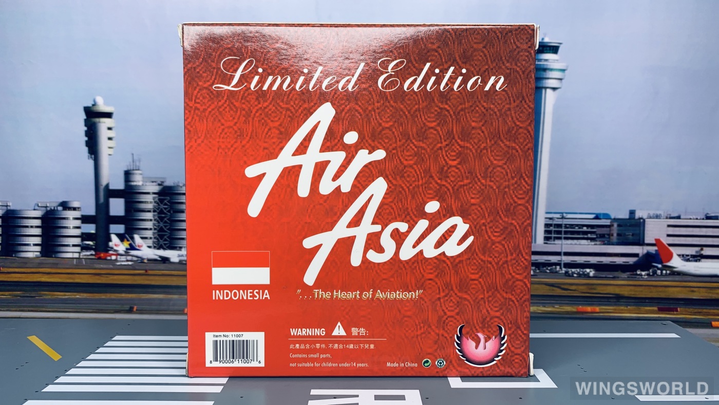 Phoenix 1:400 PH11007 AirAsia 亚洲航空 Airbus A330-300 PK-XRA