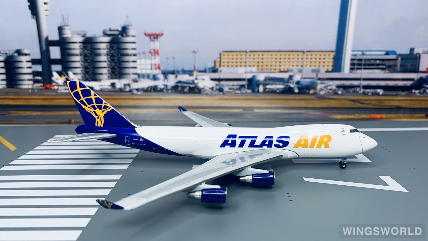 Geminijets 1:400 GJGTL397 Atlas Air 阿特拉斯航空 Boeing 747-400 N418MC