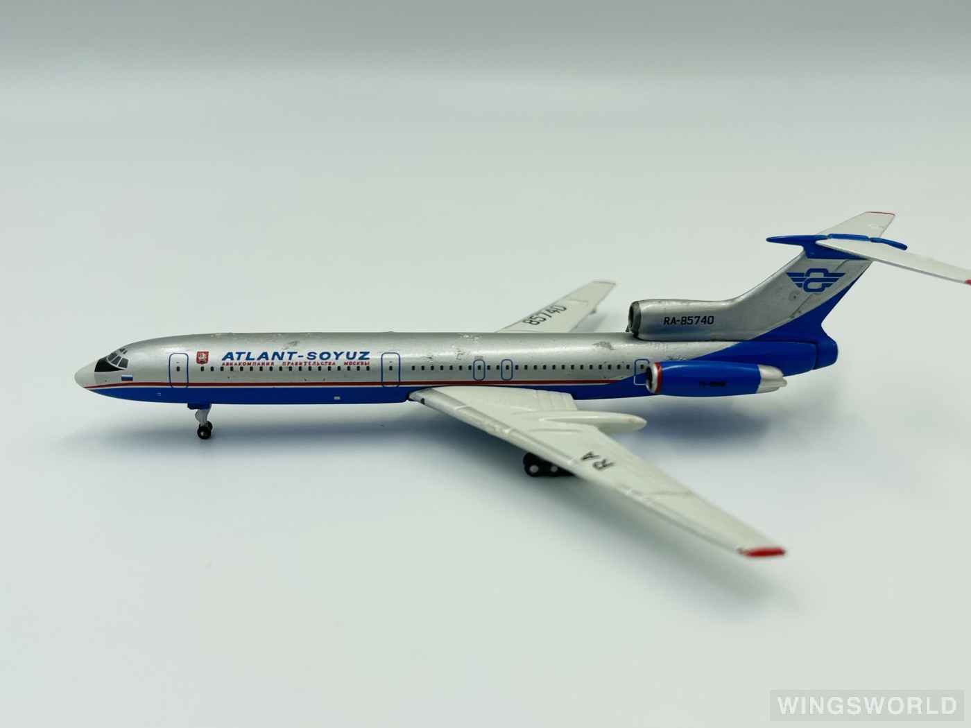 Phoenix 1:400 PH10097 Atlant-Soyuz Airlines Tupolev Tu-154 RA-85740