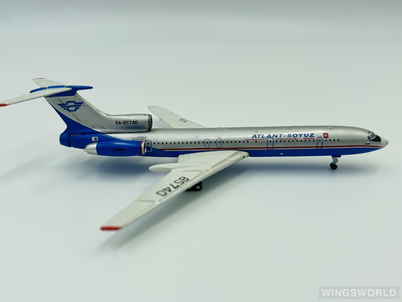 Phoenix 1:400 PH10097 Atlant-Soyuz Airlines Tupolev Tu-154 RA-85740