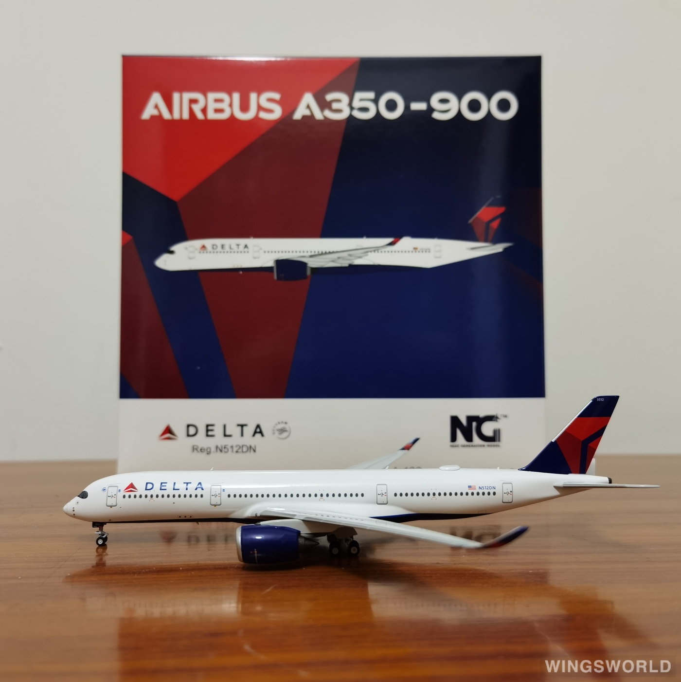 NGmodels 1:400 NG39006 Delta Air Lines 达美航空 Airbus A350-900 N512DN