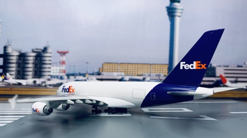 FedEx 联邦快递 Airbus A380-800   55375 Dragon Models 1:400