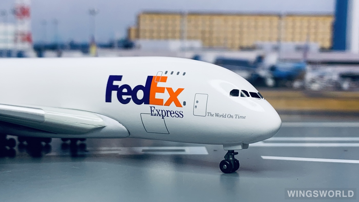 dragon models 1:400 55375 fedex 聯邦快遞 airbus a380-800