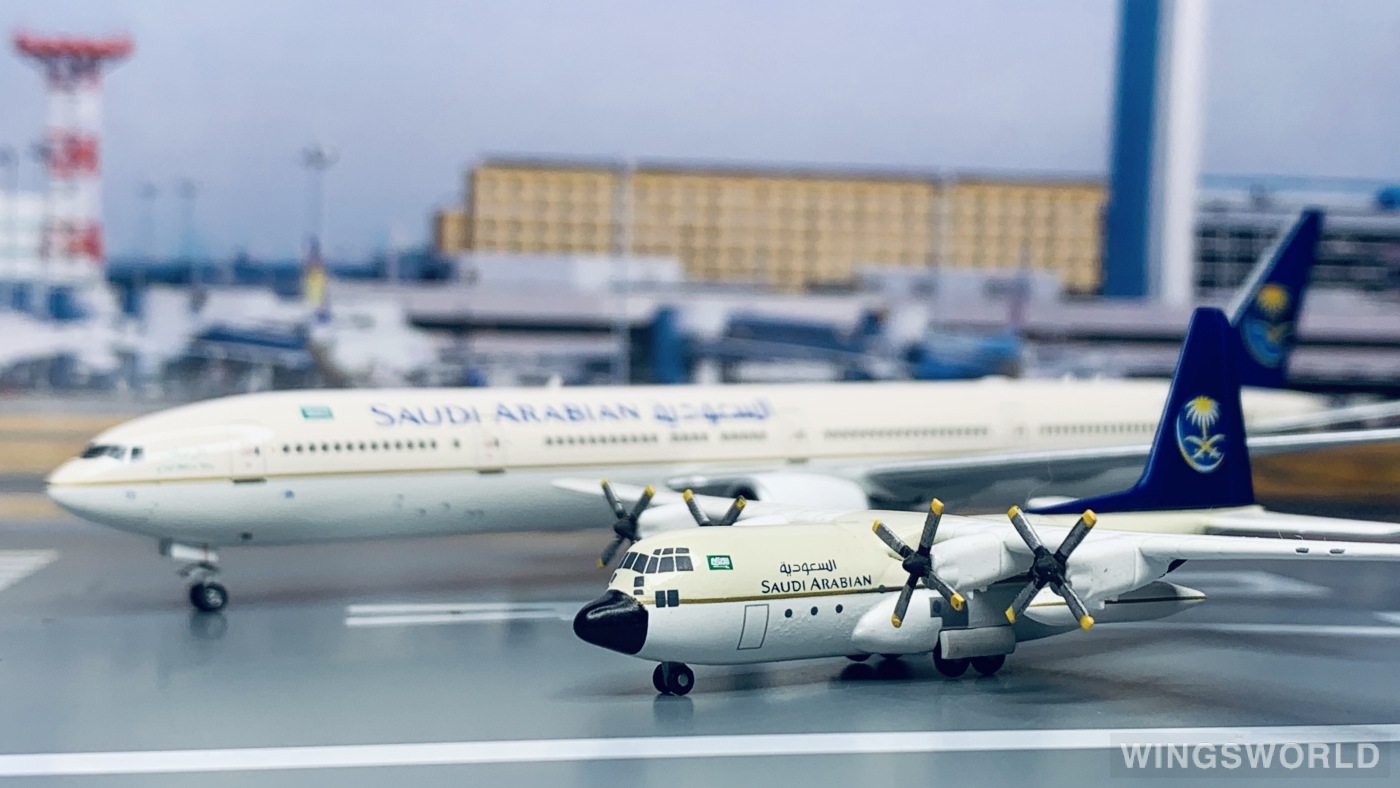 Jet-X 1:400 JX093 Saudia 沙特阿拉伯航空 Lockheed C-130 Hercules HZ-115