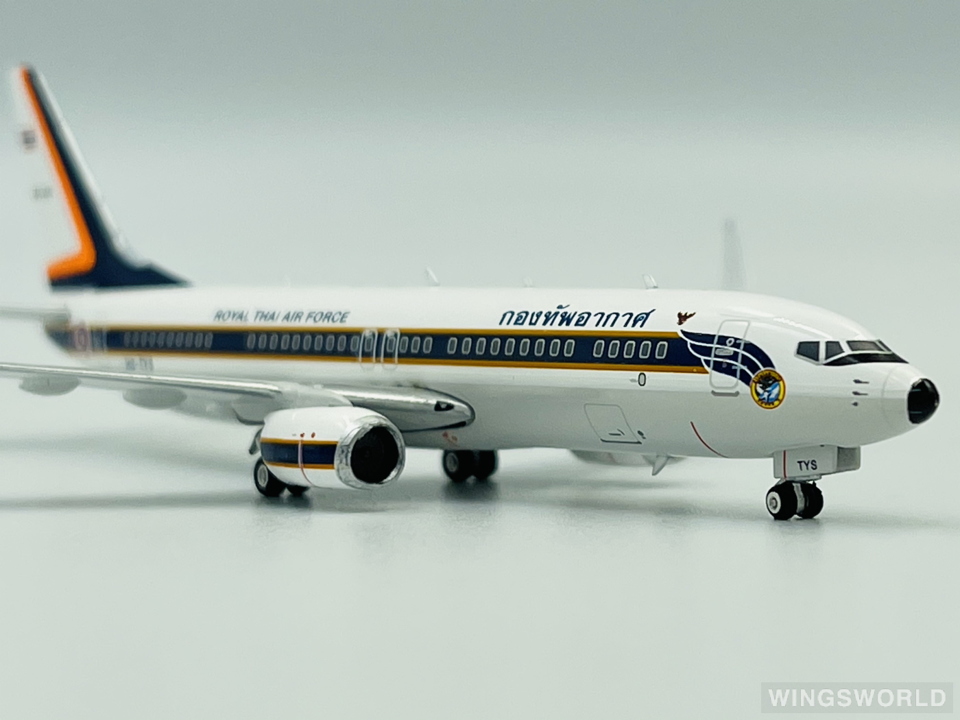Phoenix 1:400 PH11672 RTAF 泰国皇家空军 Boeing 737-800 HS-TYS